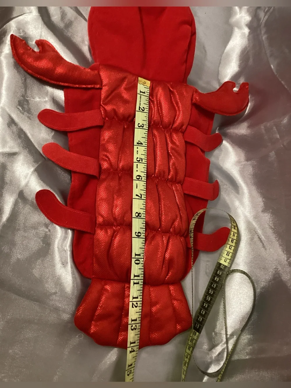 Red Lobster Pet Costume for Dogs~ Size M